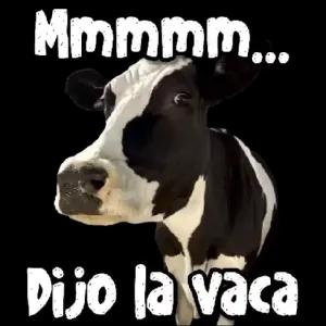 Mmmmm... Dijo la vaca - getsticker.com