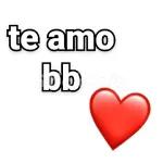 te amo bb
