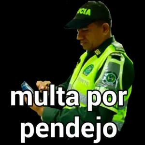ICIA 目 multa por pendejo - getsticker.com