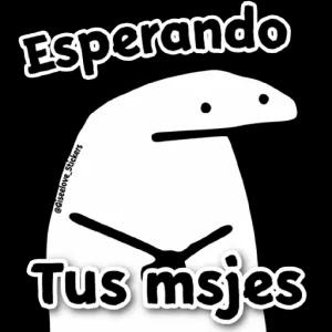 Esperando Tus msjes - getsticker.com