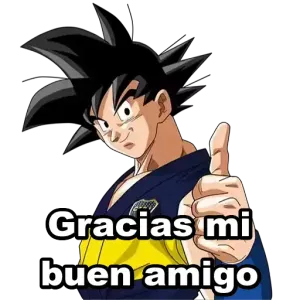 Gracias mi buen amigo - getsticker.com