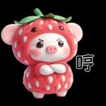 Piggy strawberry