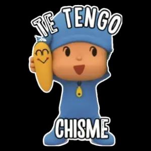 Te tengo chisme - getsticker.com