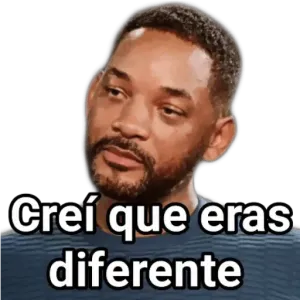 Creí que eras diferente - getsticker.com