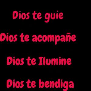 Dios te guie Dios te acompañe Dios te ilumine Dios te bendiga - getsticker.com