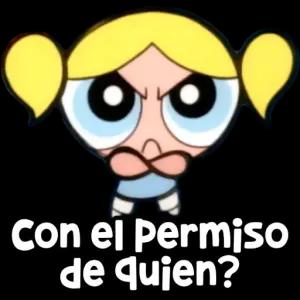 Con el permiso de quien? - getsticker.com