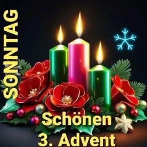 SONNTAG Schönen 3. Advent - getsticker.com