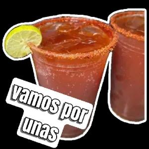 vamos por unas - getsticker.com