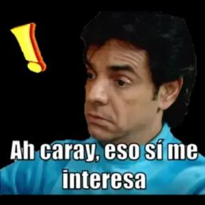 Ah caray, eso sí me interesa - getsticker.com