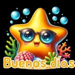 Cute starfish stickers