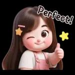 What a perfect girl!