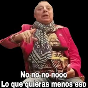 No no no nooo Lo que quieras menos eso - getsticker.com
