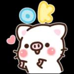 簡潔希拉豬可愛日常貼圖