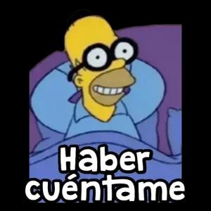 Haber cuéntame - getsticker.com