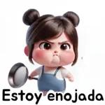 Estoy enojada
