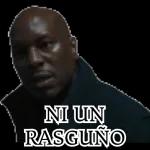 NI UN RASGUÑO