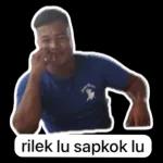 rilek lu sapkok lu