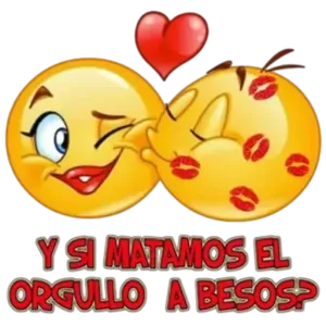 Y SI MATAMOS EL ORGULLO A BESOS? - getsticker.com