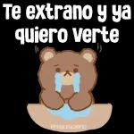 Te extrano y ya quiero verte @rose.stickers1 091BU