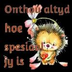 My hart is, en sal altyd. joune wees RB