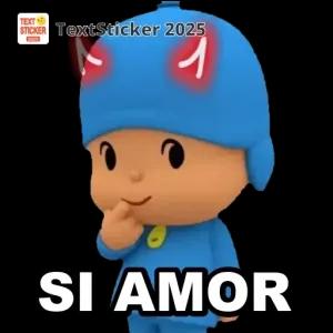 SI AMOR - getsticker.com