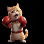 拳擊貓咪的日常喔喔叫