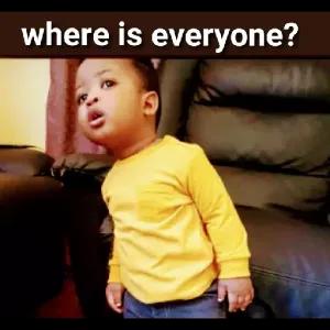 where is everyone? - getsticker.com