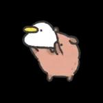 小水豚與鴨子朋友（蠟筆風）