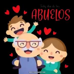 Feliz dia de los ABUELOS - getsticker.com
