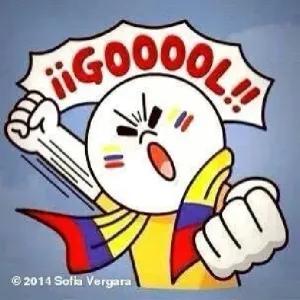 ¡¡GOOOOL!! © 2014 Sofia Vergara - getsticker.com