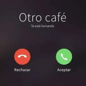 Otro café Te está llamando Rechazar Aceptar - getsticker.com