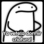 Ya vete a dormir criatura!