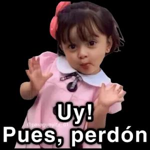 ¡Uy! Pues, perdón - getsticker.com