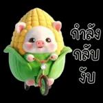 หมูน้อยข้าวโพดน่ารัก <3