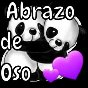 Abrazo de Oso - getsticker.com