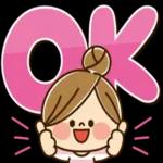 girl sticker 11011🙆‍♀️