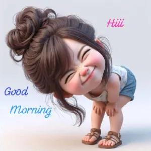 Good Morning Hiii - getsticker.com