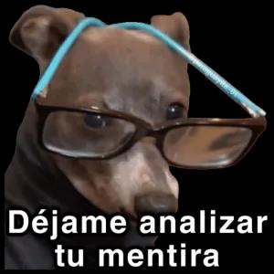 Déjame analizar tu mentira - getsticker.com