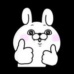 Rabbit100% 有禮貌貼圖
