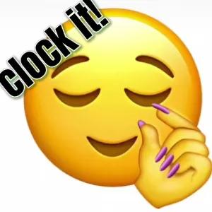 clock it! - getsticker.com