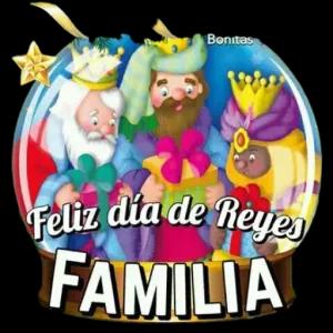 Feliz día de Reyes FAMILIA - getsticker.com
