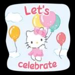 Hello Kitty Pop-Up Greeting Stickers