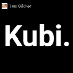 Kubi. - getsticker.com