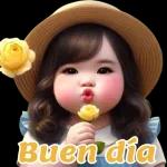 niña pegatinas