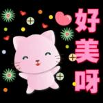可愛粉粉貓- 常用語