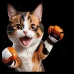 拳擊貓咪的日常喔喔叫