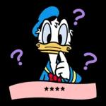 Donald Duck fill in the stickers as you like