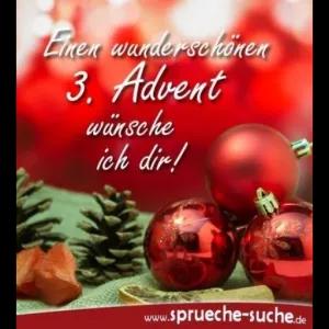Einen wunderschönen 3. Advent wünsche ich dir! - getsticker.com