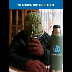 YO AHORA TOMANDO MATE - getsticker.com