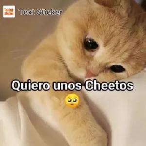 Quiero unos Cheetos - getsticker.com